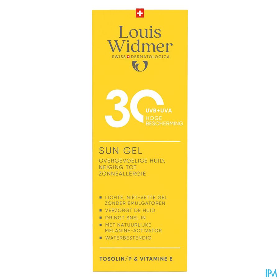Widmer Sun Gel 30 100ml 1