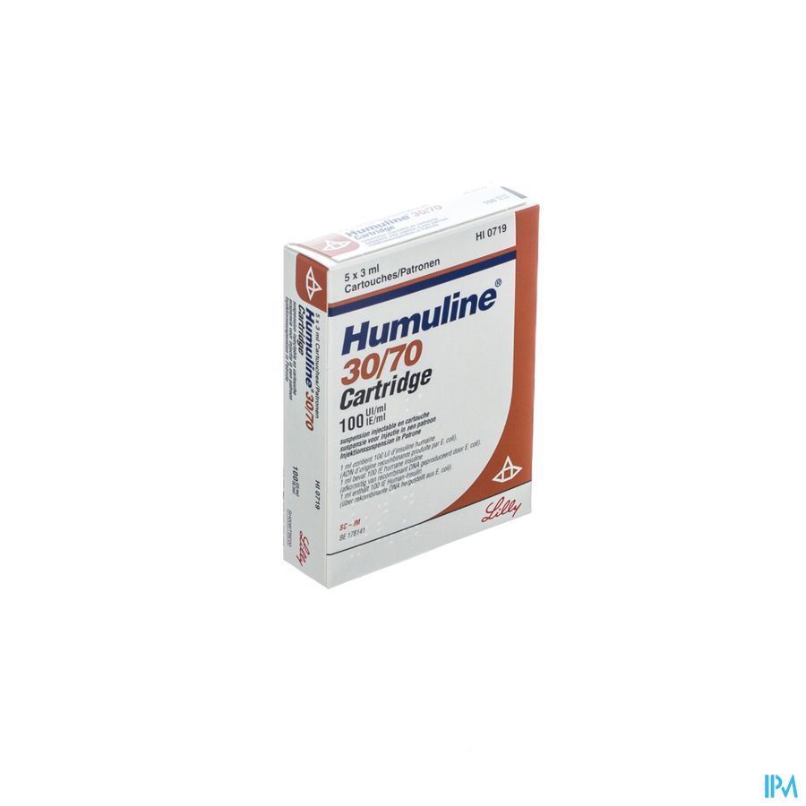 Humuline 30/70 Cartr. 5x300 Iu/3ml Humuline 30/70 Cartr. 5x300 Iu/3ml