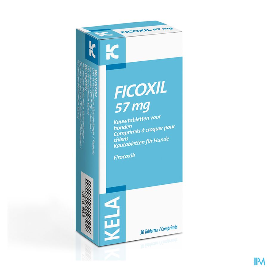 Ficoxil 57mg Hond Kauwtabl 30 Ficoxil 57mg Hond Kauwtabl 30