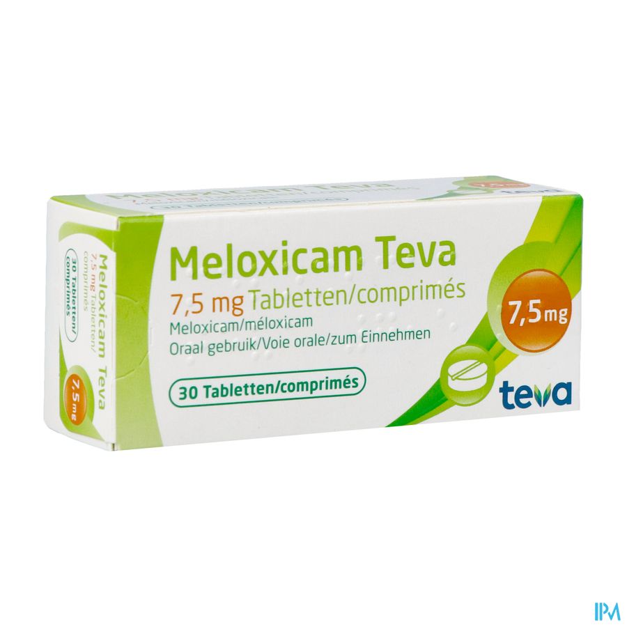 Meloxicam Teva 7,5mg Tabl 30 X 7,5mg Meloxicam Teva 7,5mg Tabl 30 X 7,5mg