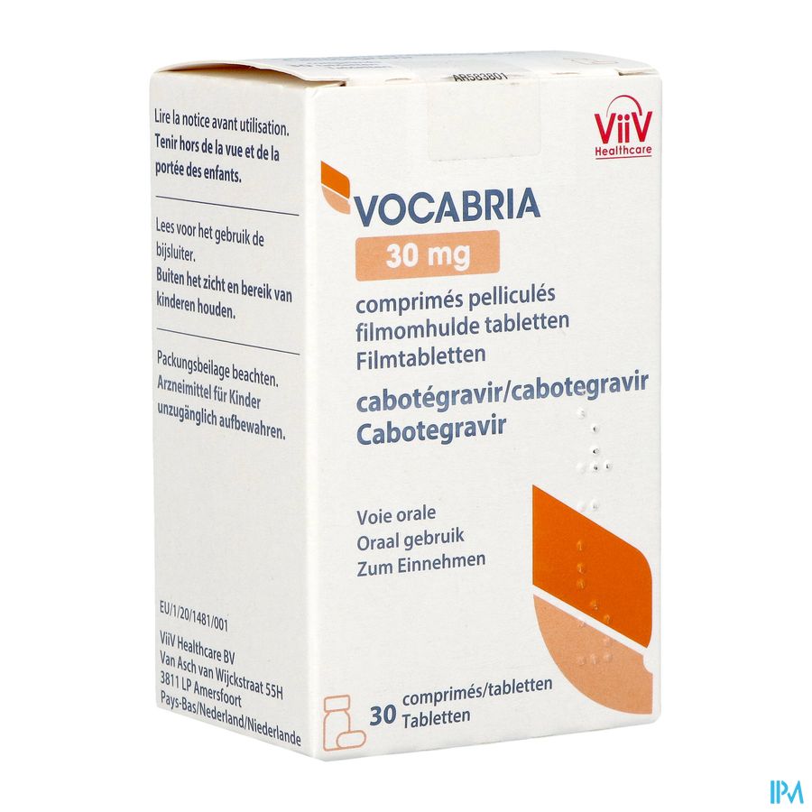 Vocabria 30mg Comp Pell 30 X 30mg Vocabria 30mg Comp Pell 30 X 30mg