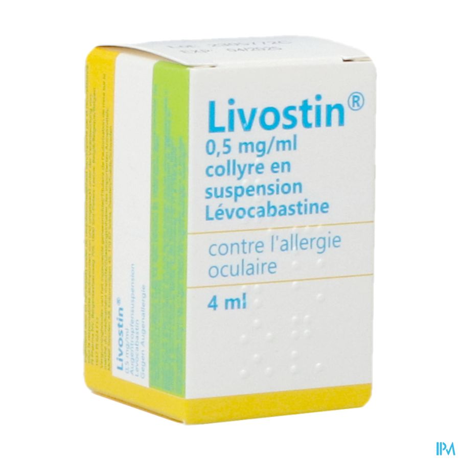Livostin Pi Pharma 0,5mg/ml Collyre Susp 4ml Pip Livostin Pi Pharma 0,5mg/ml Collyre Susp 4ml Pip