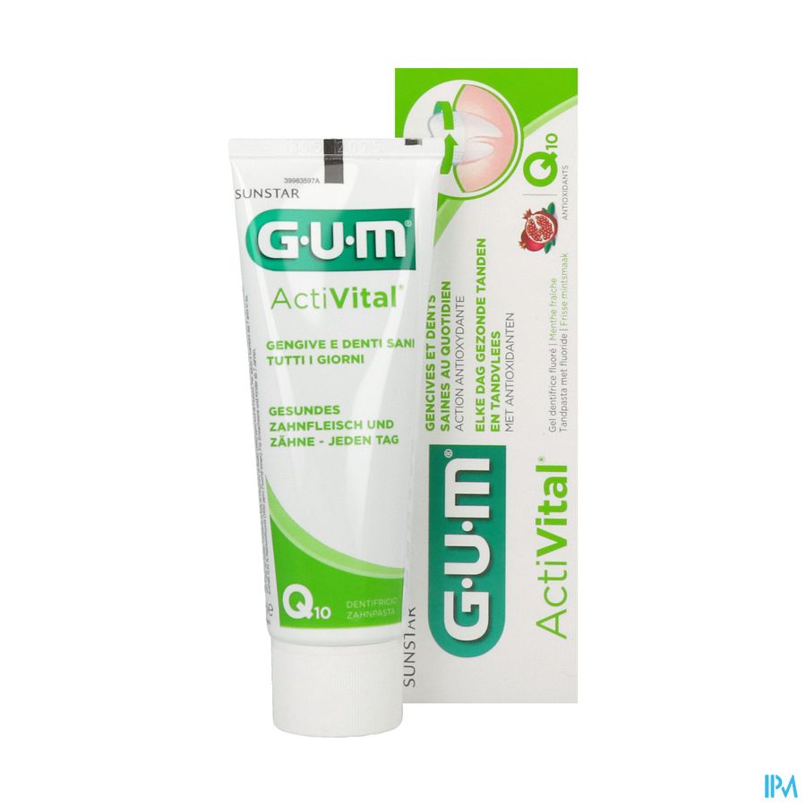 Gum Dentifrice Activital 75ml 1