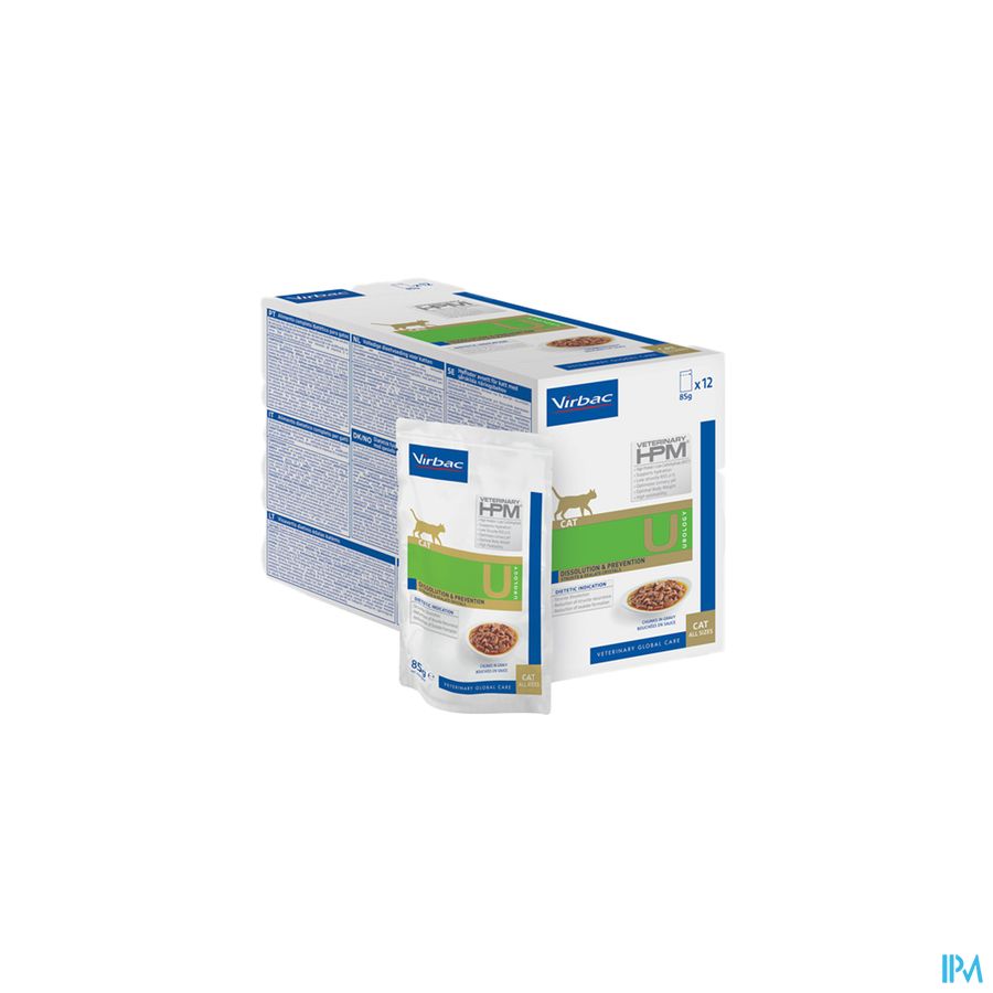Virbac Hpm Urology Cat Natvoed Zakje 12x85g Virbac Hpm Urology Cat Natvoed Zakje 12x85g