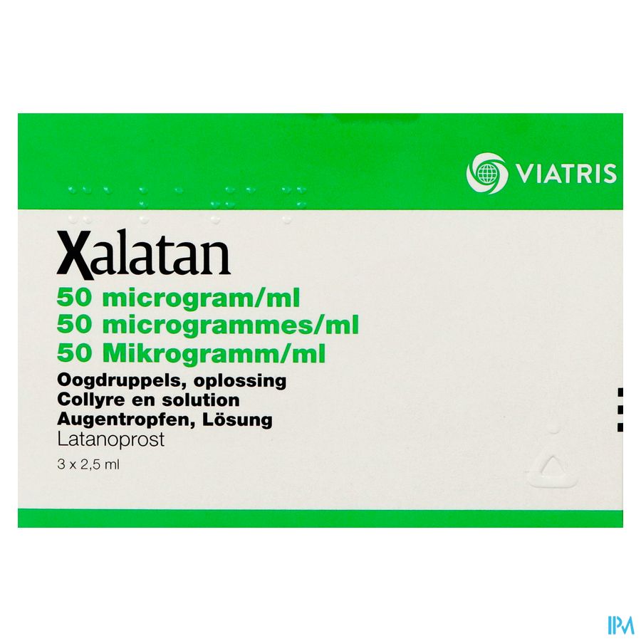 Xalatan 0,005 % Collyre 3x2,5ml 2