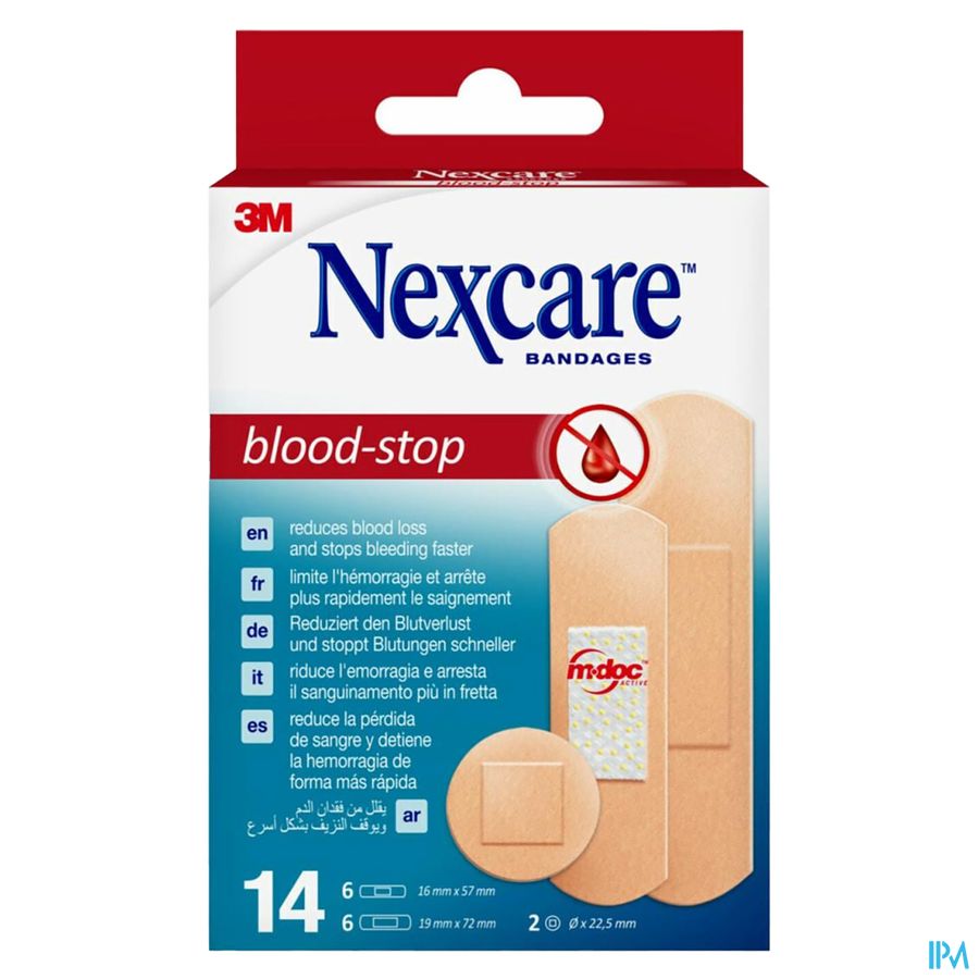 Nexcare 3m Bloodstop Assorted 14 N1714as 1