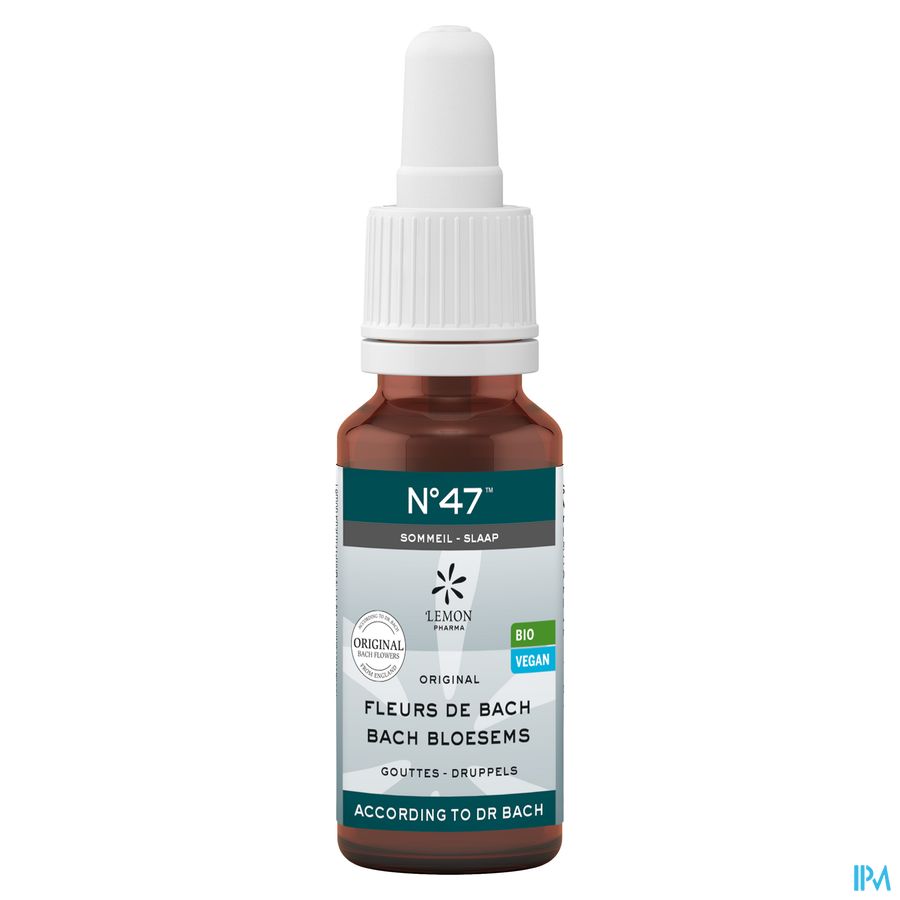Bachbloesem Bio N°47 Druppels Slaap 20ml 1