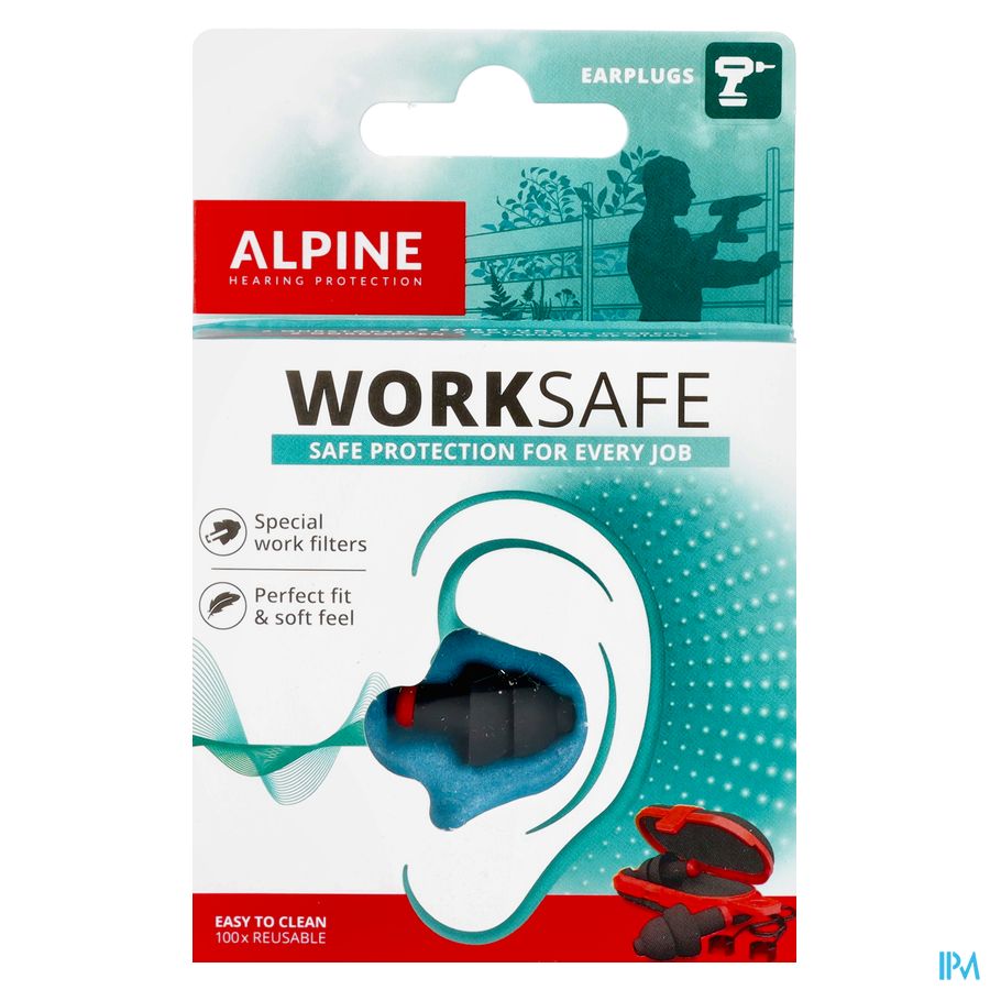 Alpine Worksafe Oordop 1p 1
