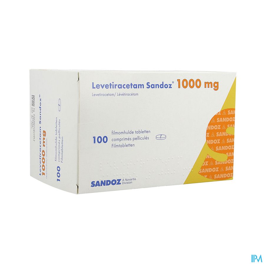Levetiracetam Sandoz Filmomh Tabl 100 X1000 mg Levetiracetam Sandoz Filmomh Tabl 100 X1000 mg