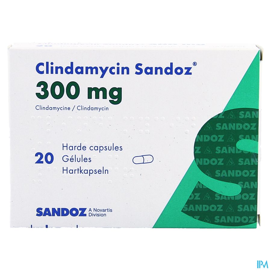 Clindamycin Sandoz Harde Caps 20x300mg 4