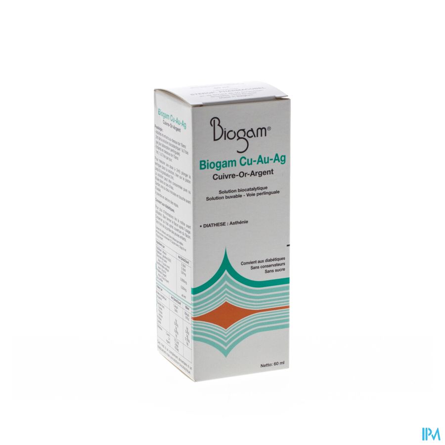 Biogam Cu-au-ag Fl 60ml Biogam Cu-au-ag Fl 60ml