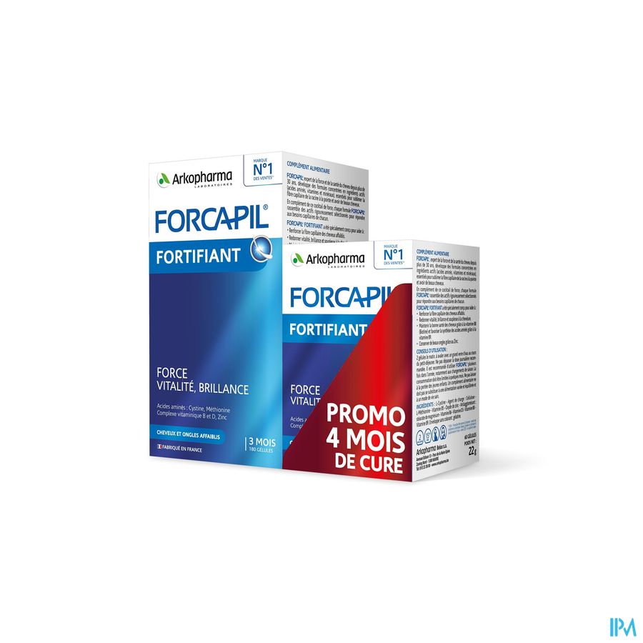 Forcapil Fortifiant Caps 180+caps 60 Promo