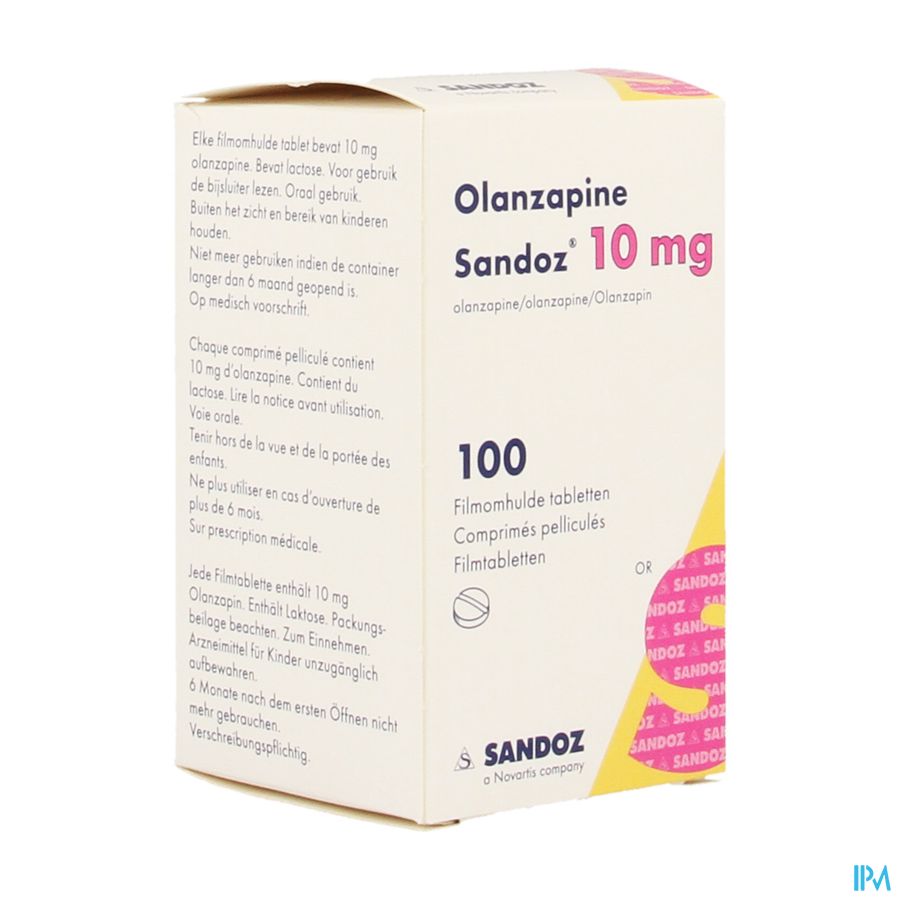 Olanzapine 10mg Sandoz Pot Filmom Tabl 100 Olanzapine 10mg Sandoz Pot Filmom Tabl 100