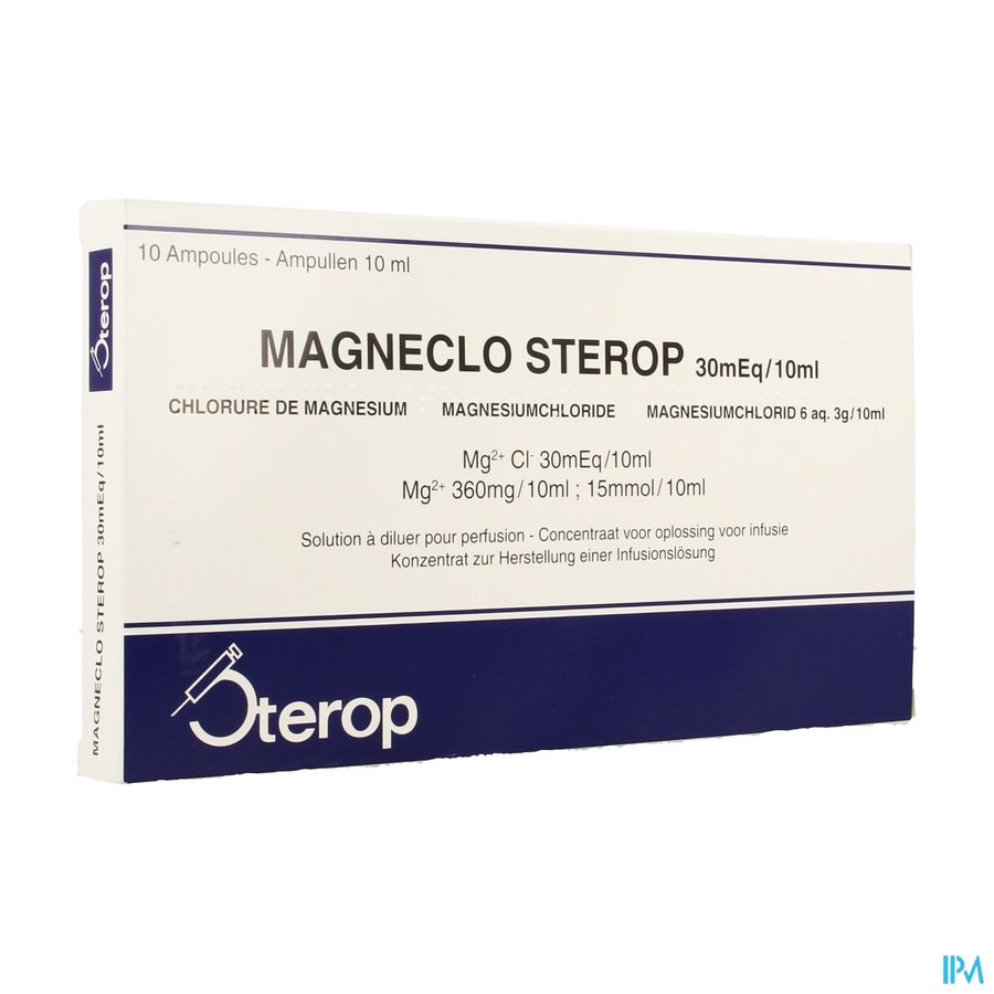 Magneclo Sterop Sol.inj. 3g/10ml 10 Magneclo Sterop Sol.inj. 3g/10ml 10