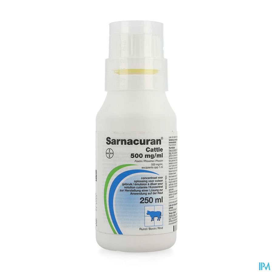 Sarnacuran Cattle 500mg/ml Emuls Sol Cut. 250ml Sarnacuran Cattle 500mg/ml Emuls Sol Cut. 250ml