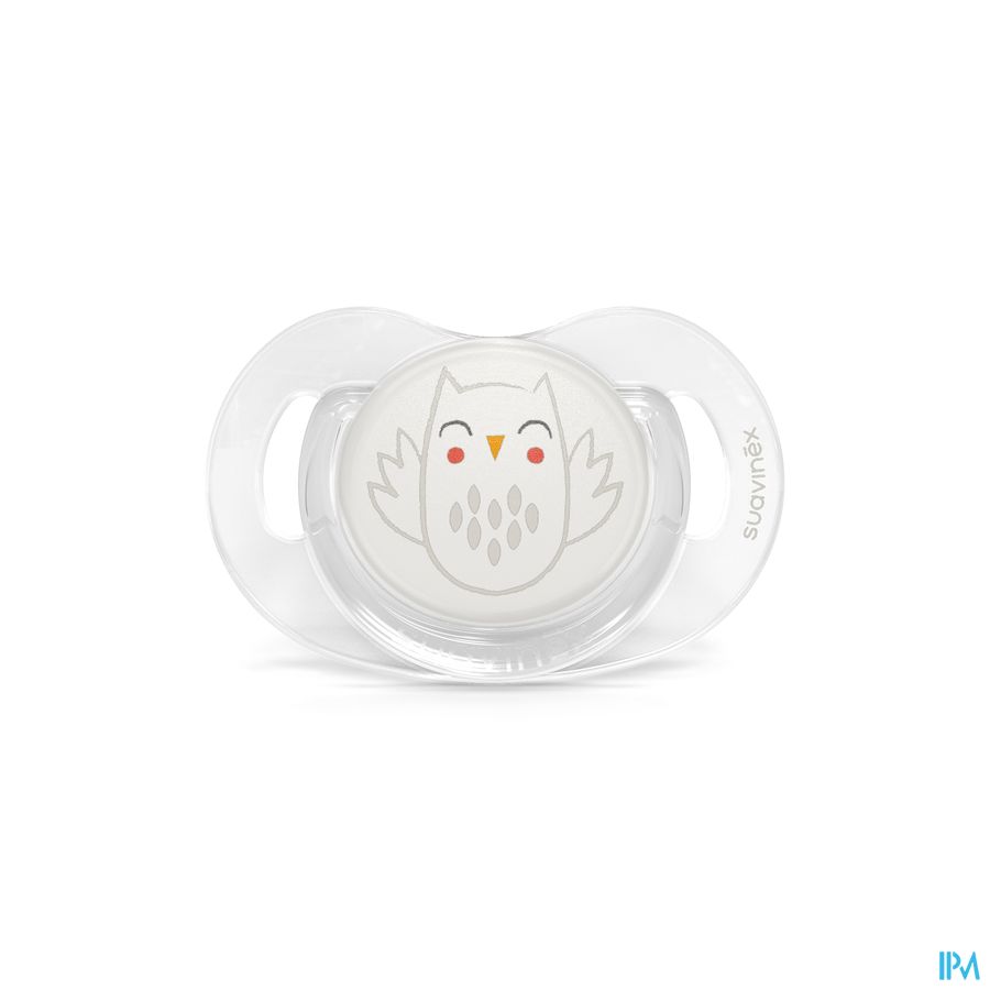 Suavinex Bonhomia Soother Sili. Rev 0/6m Owl Beige 1