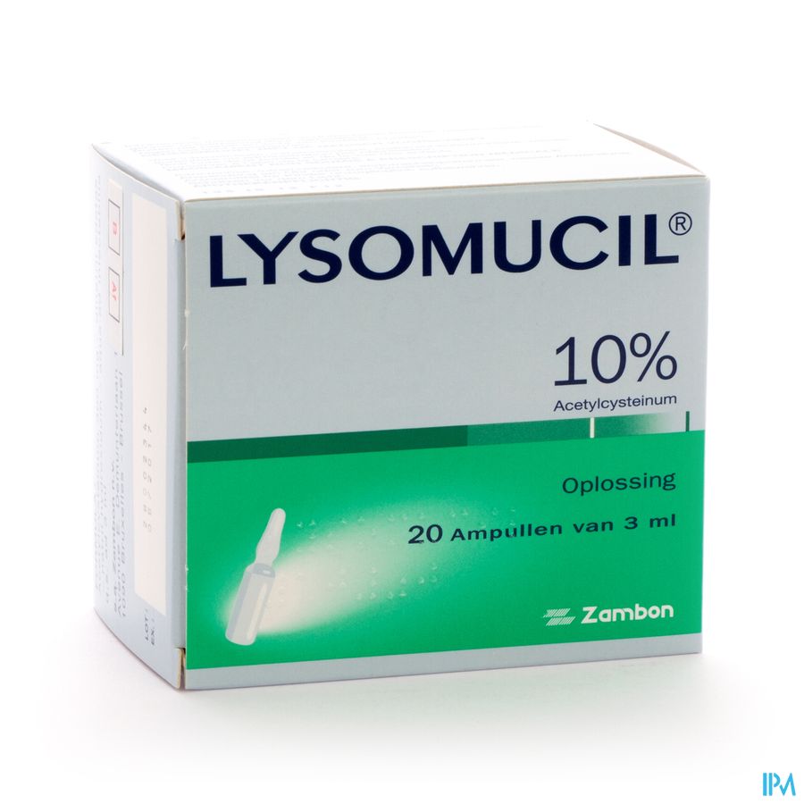Lysomucil 10% Amp 20 X 300mg/3ml 3