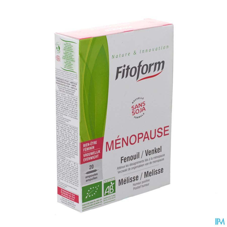 Menopause Bio Amp 20x10ml Holistica Menopause Bio Amp 20x10ml Holistica