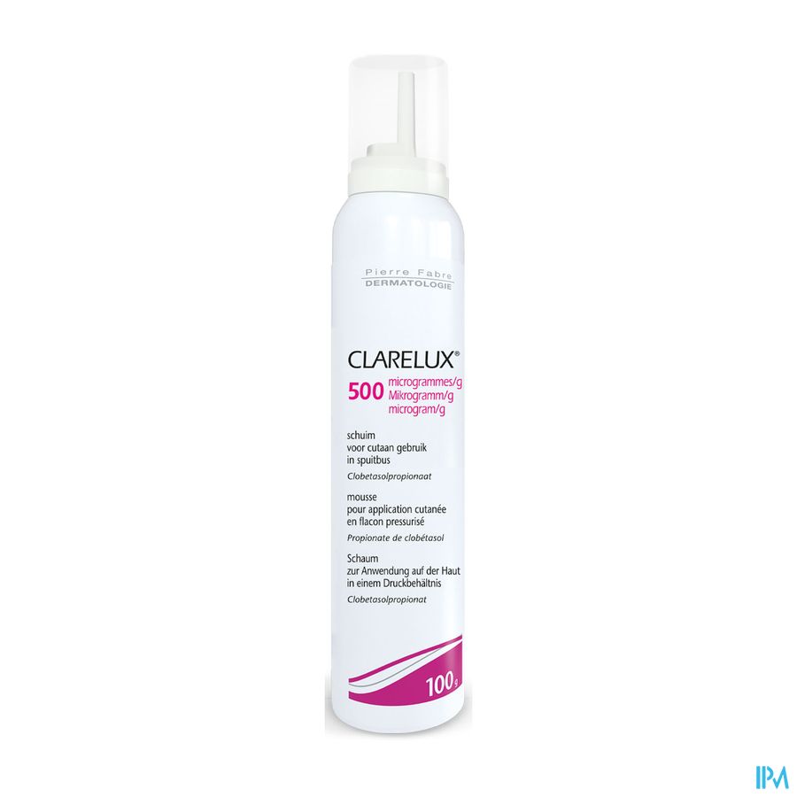 Clarelux 500 Mcg/g Mousse Flacon 100g