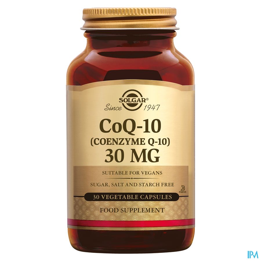 Solgar Co-enzyme Q-10 30mg V-caps 30 Solgar Co-enzyme Q-10 30mg V-caps 30