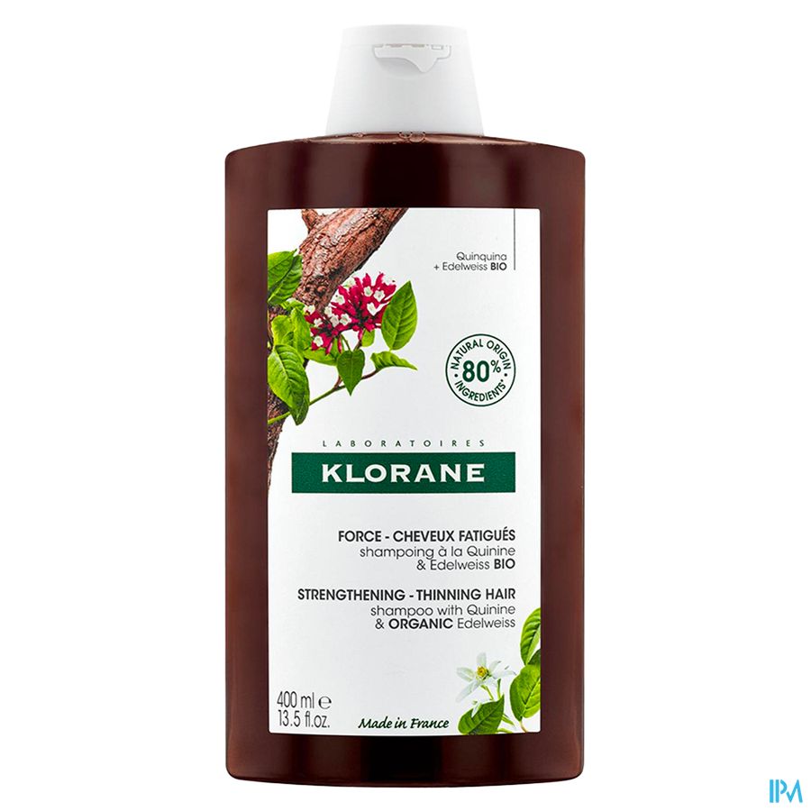 Klorane Capil. Sh Quinine & Edelweiss 400ml Nf 1