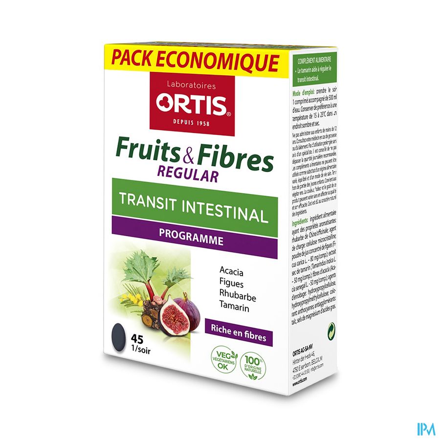 Ortis Fruits & Fibres Regular Ecopack Comp 45 Ortis Fruits & Fibres Regular Ecopack Comp 45