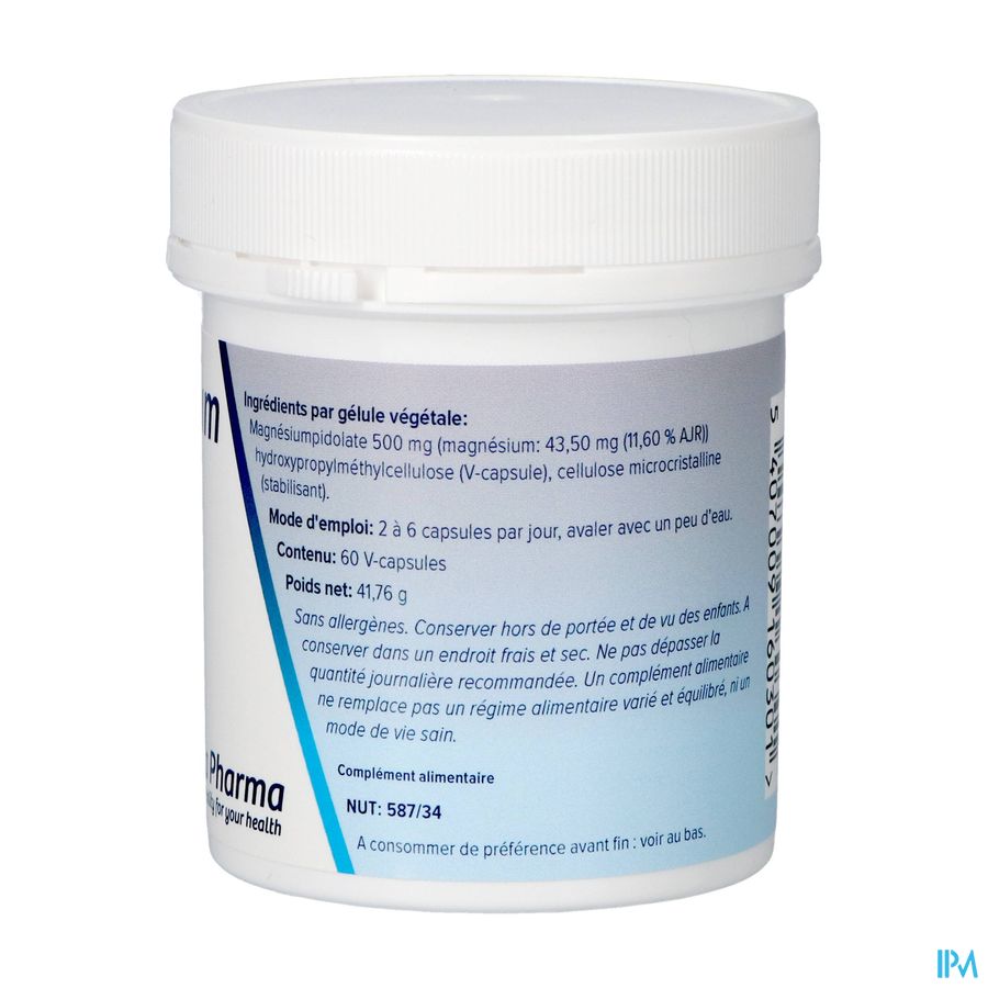 Magnesiumpidolaat V-caps 60x500mg Deba 2