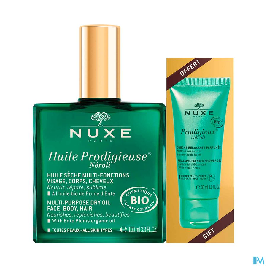 Nuxe Huile Prodigieuse 100ml+gel Douch.neroli 30ml Nuxe Huile Prodigieuse 100ml+gel Douch.neroli 30ml