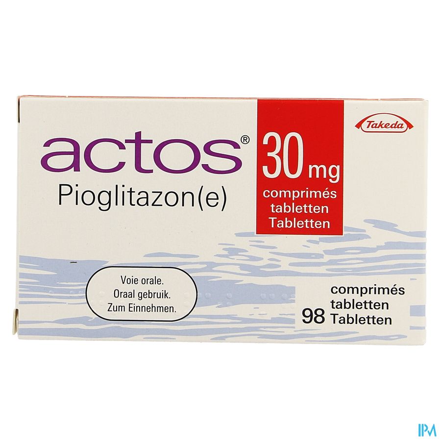 Actos 30mg Comp 98 X 30mg 2