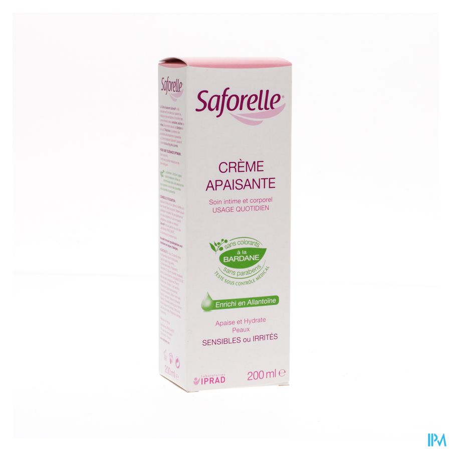 Saforelle Creme Apaisante Tube 200ml Saforelle Creme Apaisante Tube 200ml