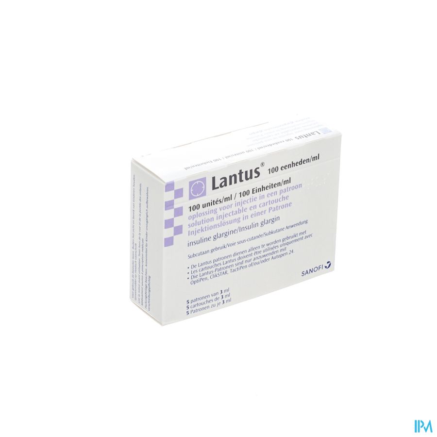 Lantus Cartouche Patroon 5x300 U/3ml Lantus Cartouche Patroon 5x300 U/3ml