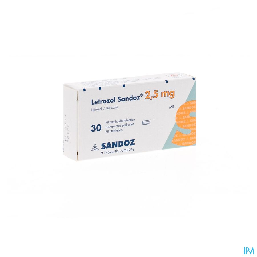 Letrozol Sandoz 2,5mg Filmomh Tabl 30 X 2,5mg Letrozol Sandoz 2,5mg Filmomh Tabl 30 X 2,5mg