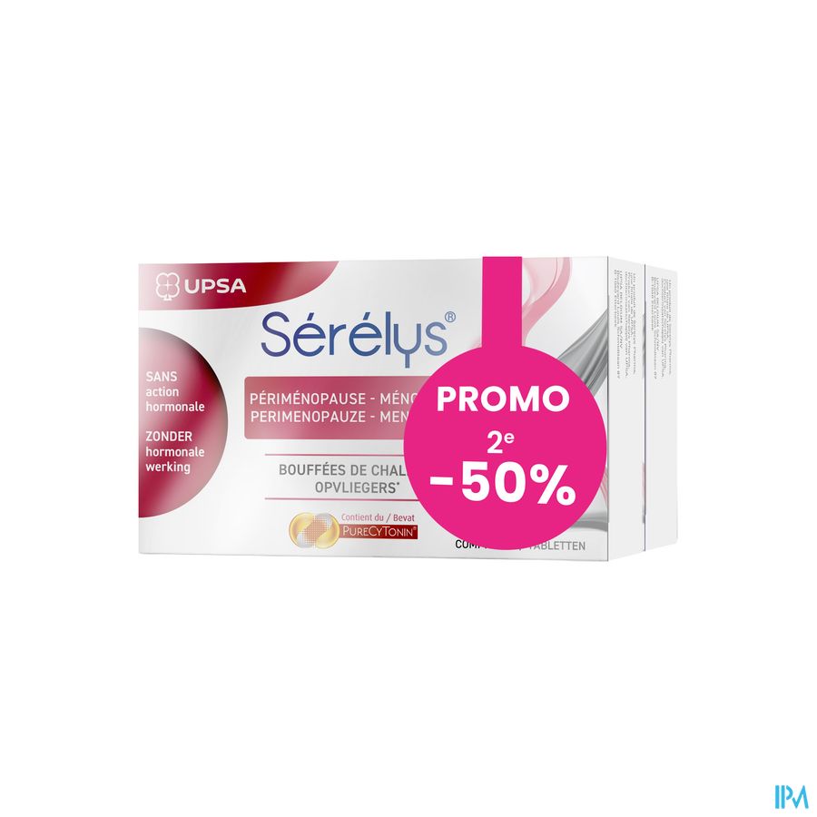 Serelys Meno Comp 120 Promopack 2e 50% Serelys Meno Comp 120 Promopack 2e 50%