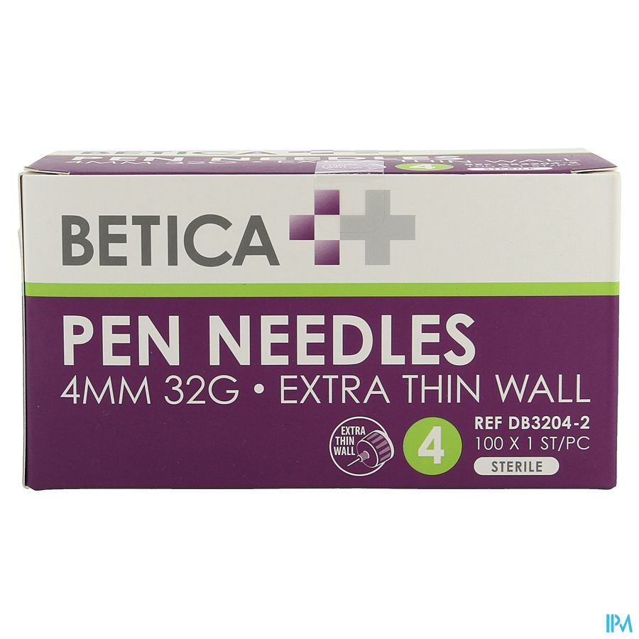 Betica Pen Needles 4mm 32g 100 1
