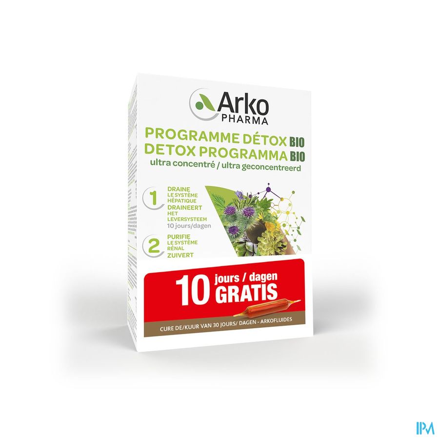 Arkofluides Programme Detox Amp 30 Promopack Arkofluides Programme Detox Amp 30 Promopack