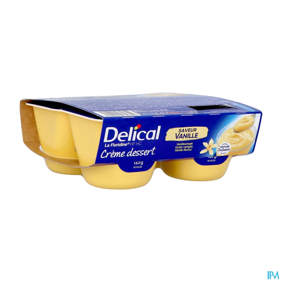 Delical Creme Dessert La Floridine Vanille 4x125g
