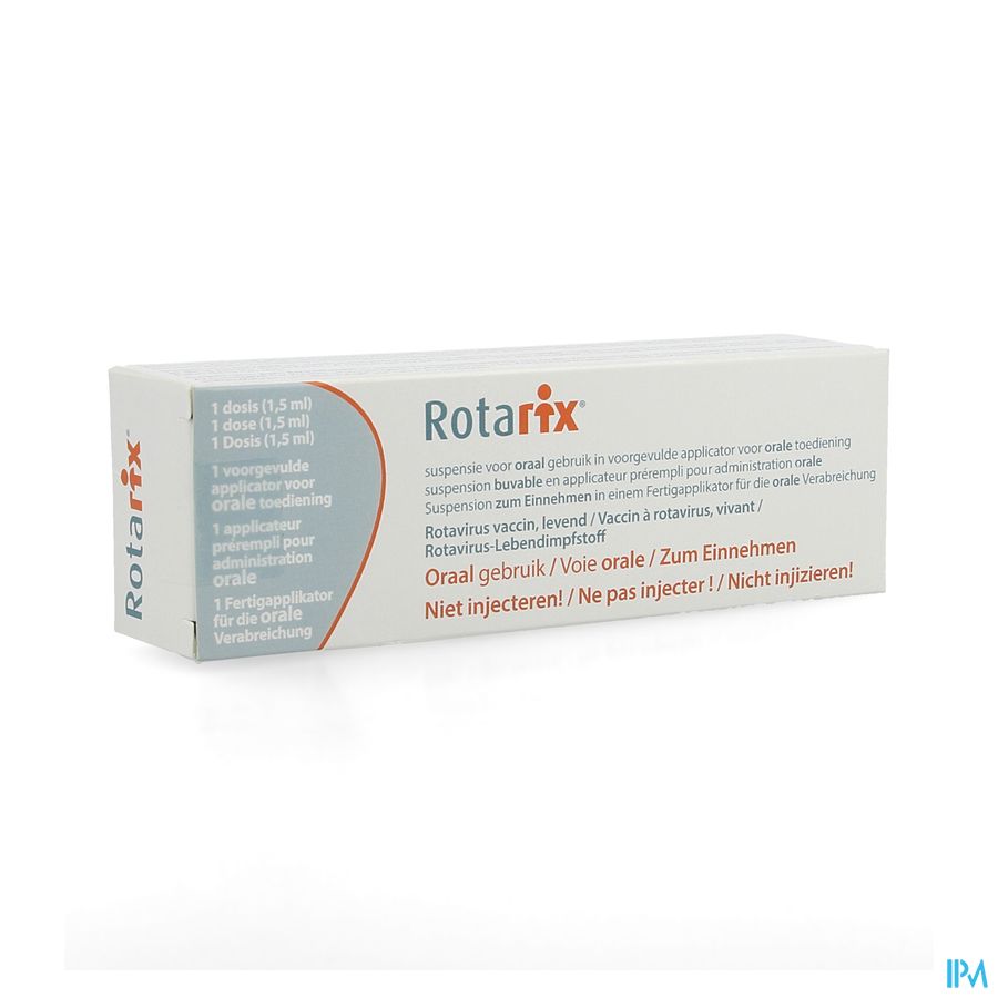 Rotarix Abacus Orale Susp 1x1,5ml Tube Rotarix Abacus Orale Susp 1x1,5ml Tube