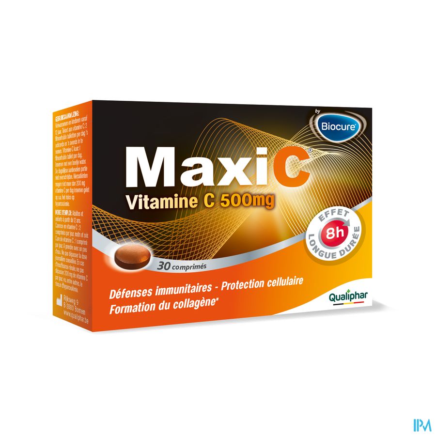 MaxiC Vitamine C 500mg 30 comprimés