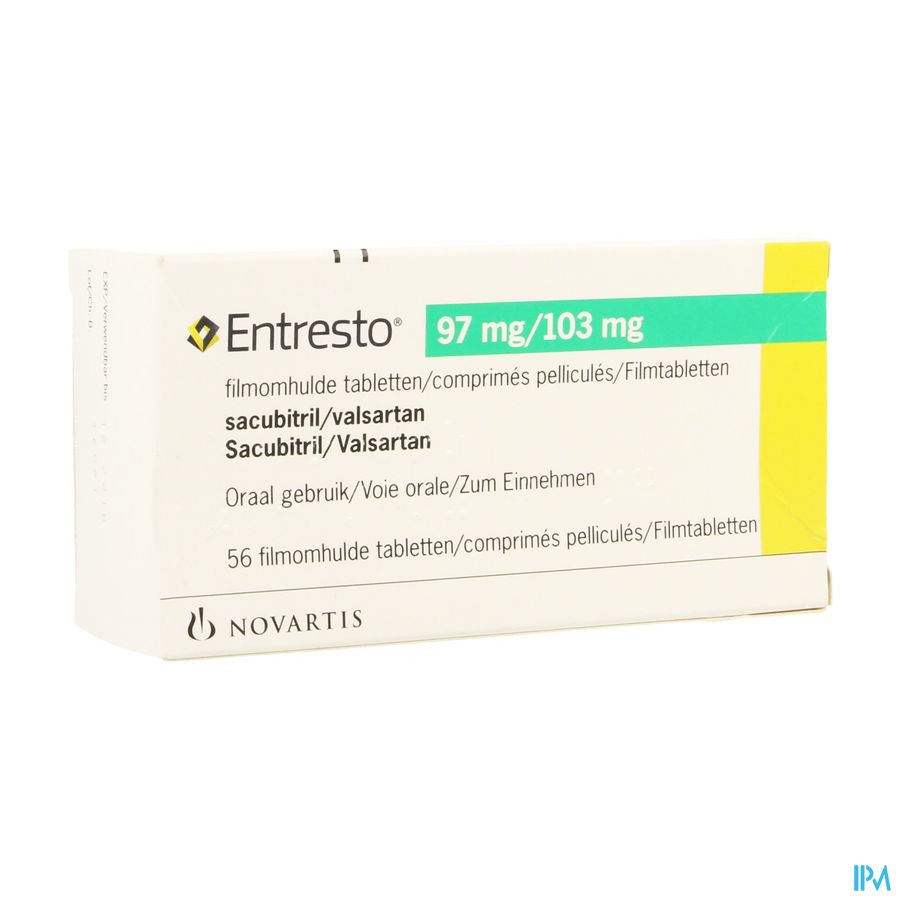 Entresto 97mg/103mg Filmomh Tabl 56 Entresto 97mg/103mg Filmomh Tabl 56