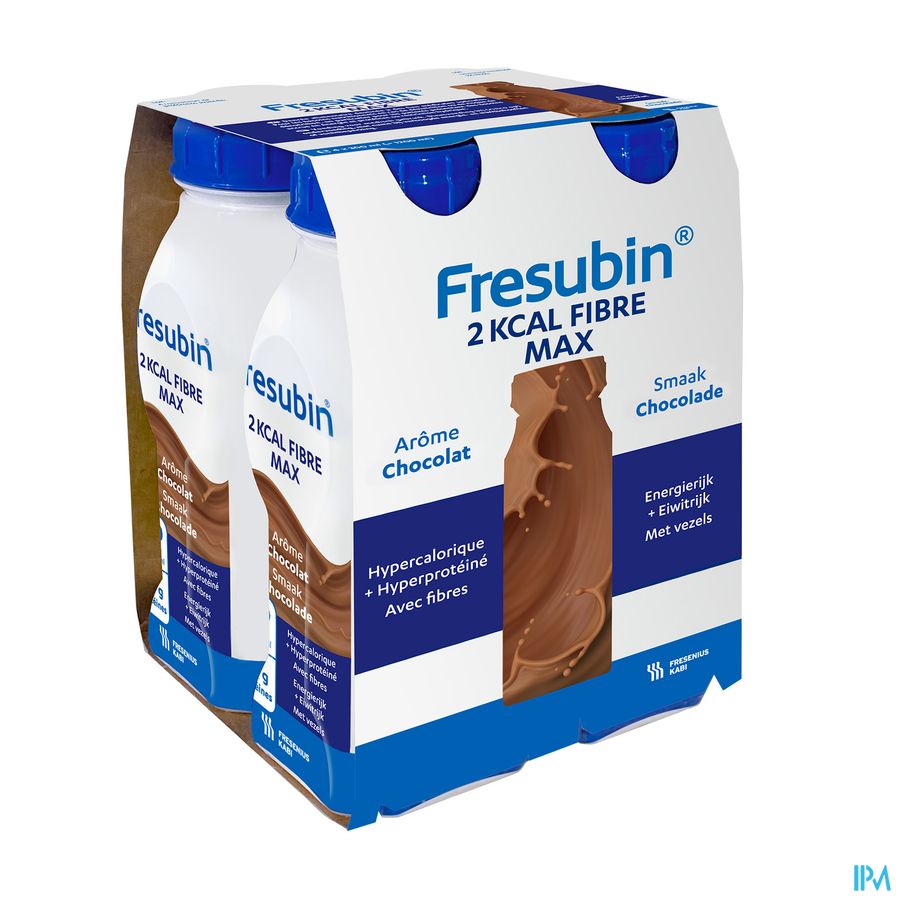 Fresubin 2 Kcal Fibre Max 300ml Chocolat/chocolade Fresubin 2 Kcal Fibre Max 300ml Chocolat/chocolade