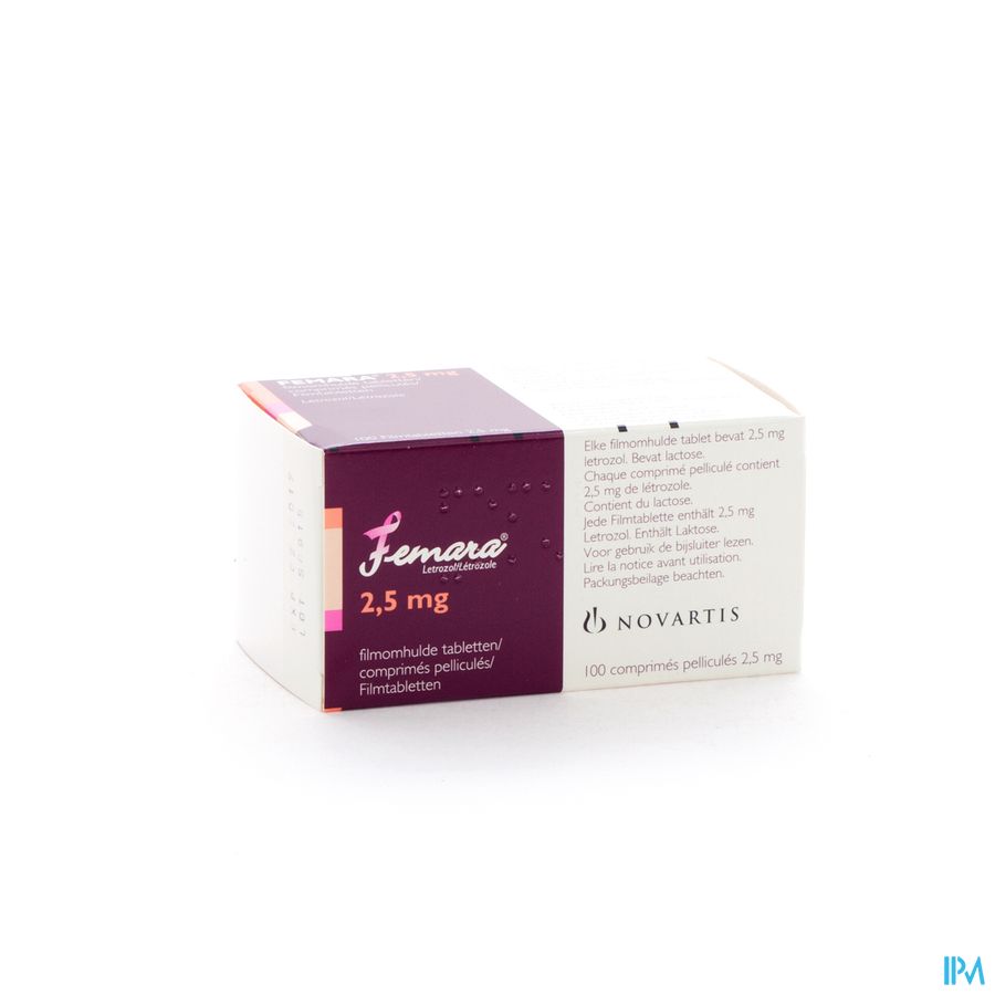 Femara Tabl 100 X 2,5mg Femara Tabl 100 X 2,5mg