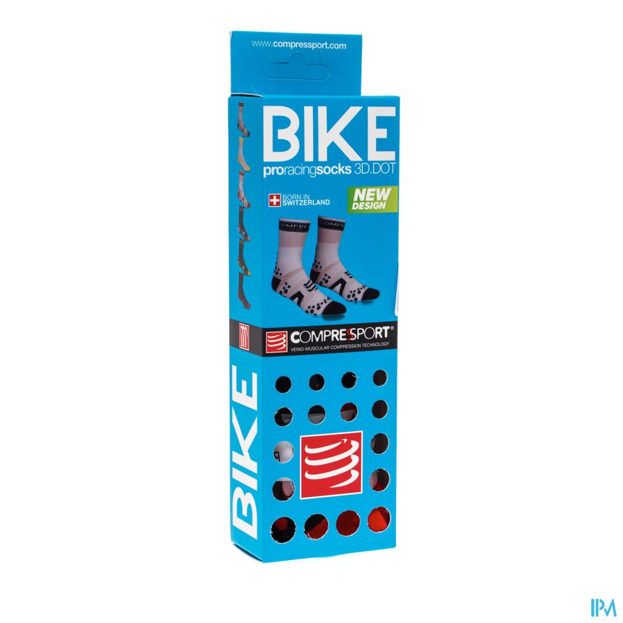 Compressport Racing Socks Bike Bl/re T2 Compressport Racing Socks Bike Bl/re T2