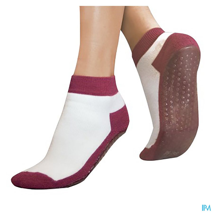 Suprima 4820 Antislip Sok Bordeaux 35/38