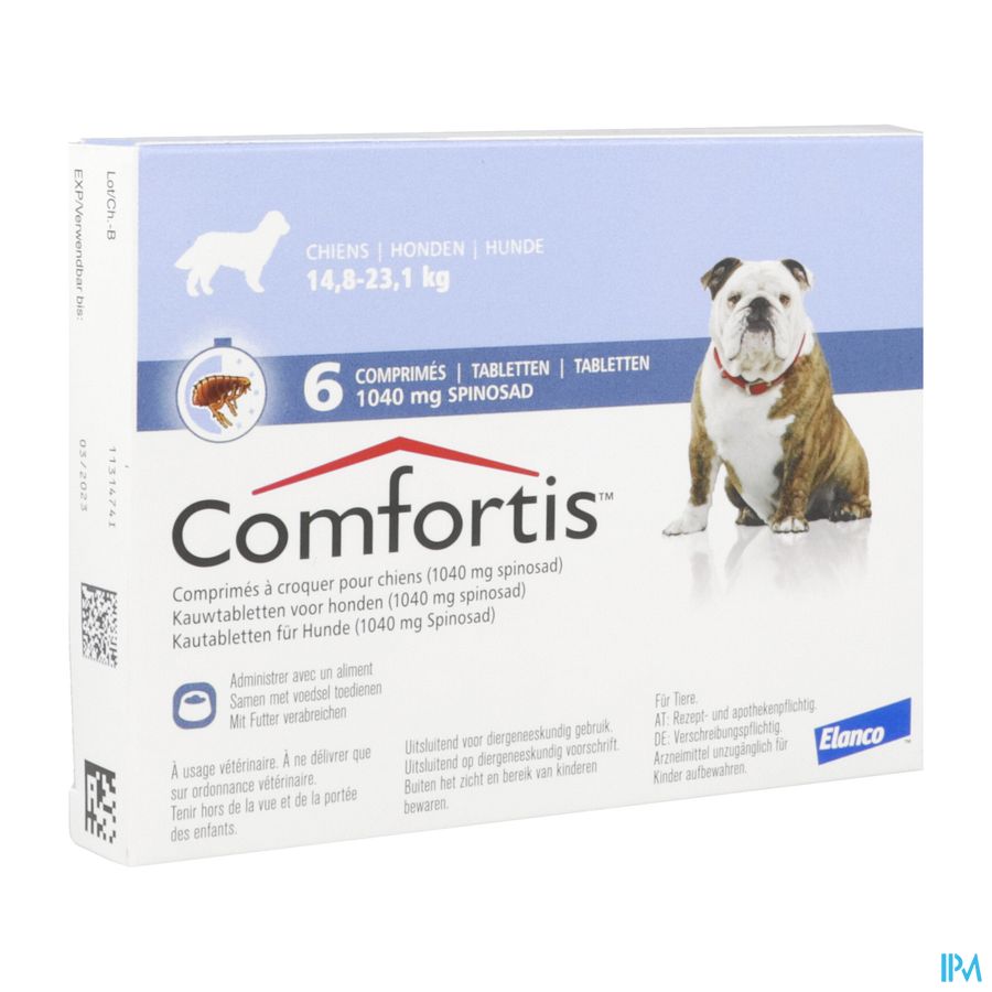 Comfortis 1040mg Hond Kauwtabletten 6