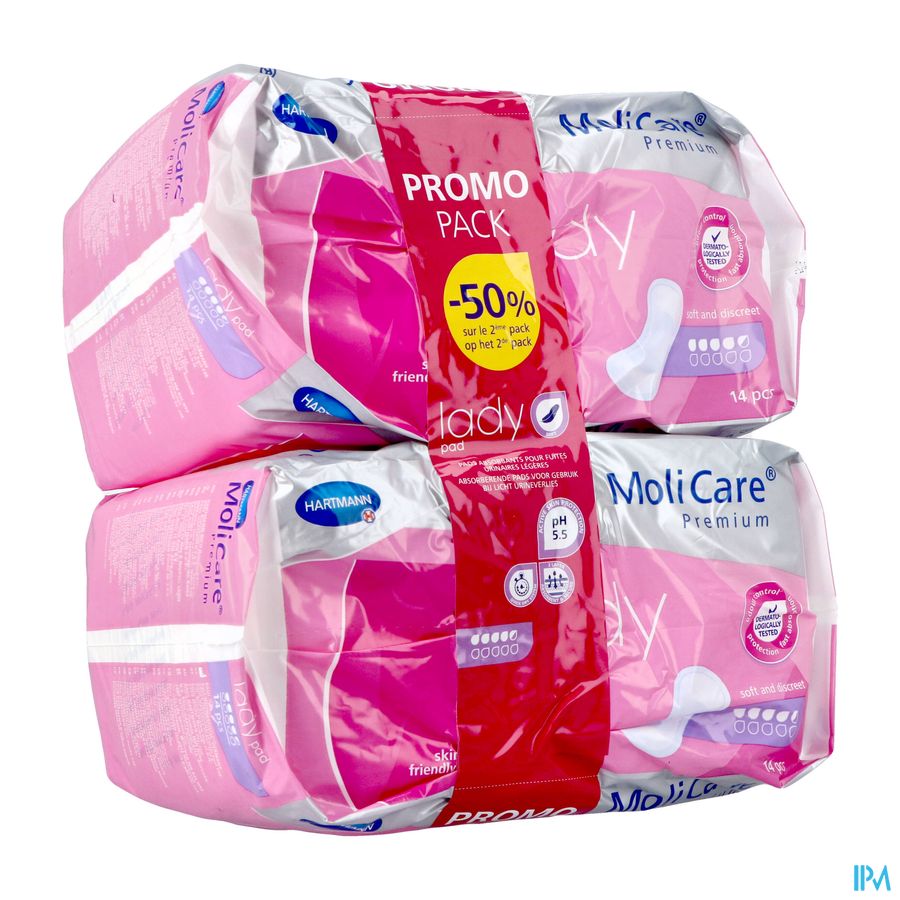 Molicare Premium Lady Pad 4,5 Drops 2x14 Promopack