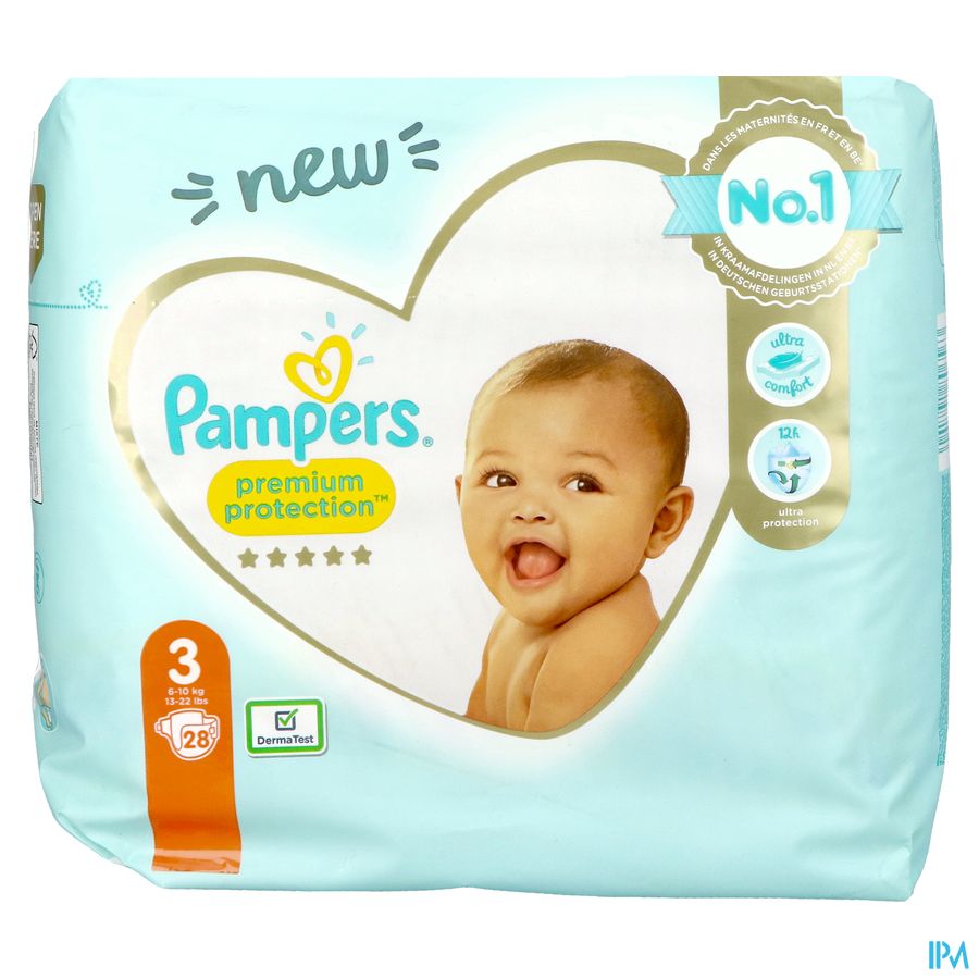 Pampers Premium Protection Carry Pack S3 28 1