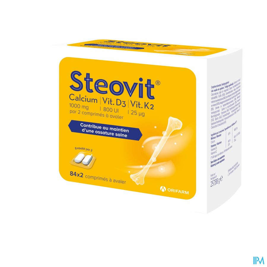 Steovit Calcium/vitd3/vit K2 1000mg/880iu Comp2x84 3