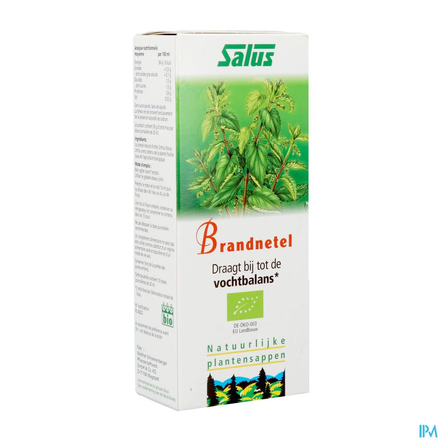 Salus Brandnetelsap Bio 200ml Salus Brandnetelsap Bio 200ml