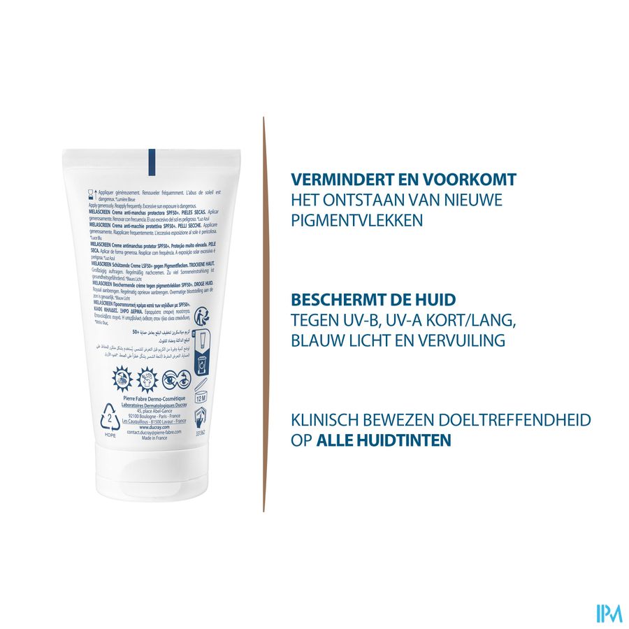 Ducray Melascreen Cr A/pigmentvlekken Spf50+ 50ml 10