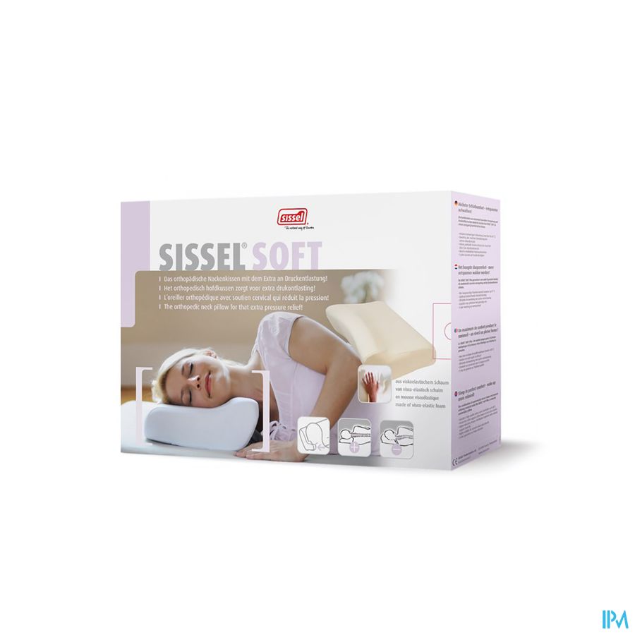 Sissel Soft Hoofdkussen Visco-elast+overtr.fluweel Sissel Soft Hoofdkussen Visco-elast+overtr.fluweel